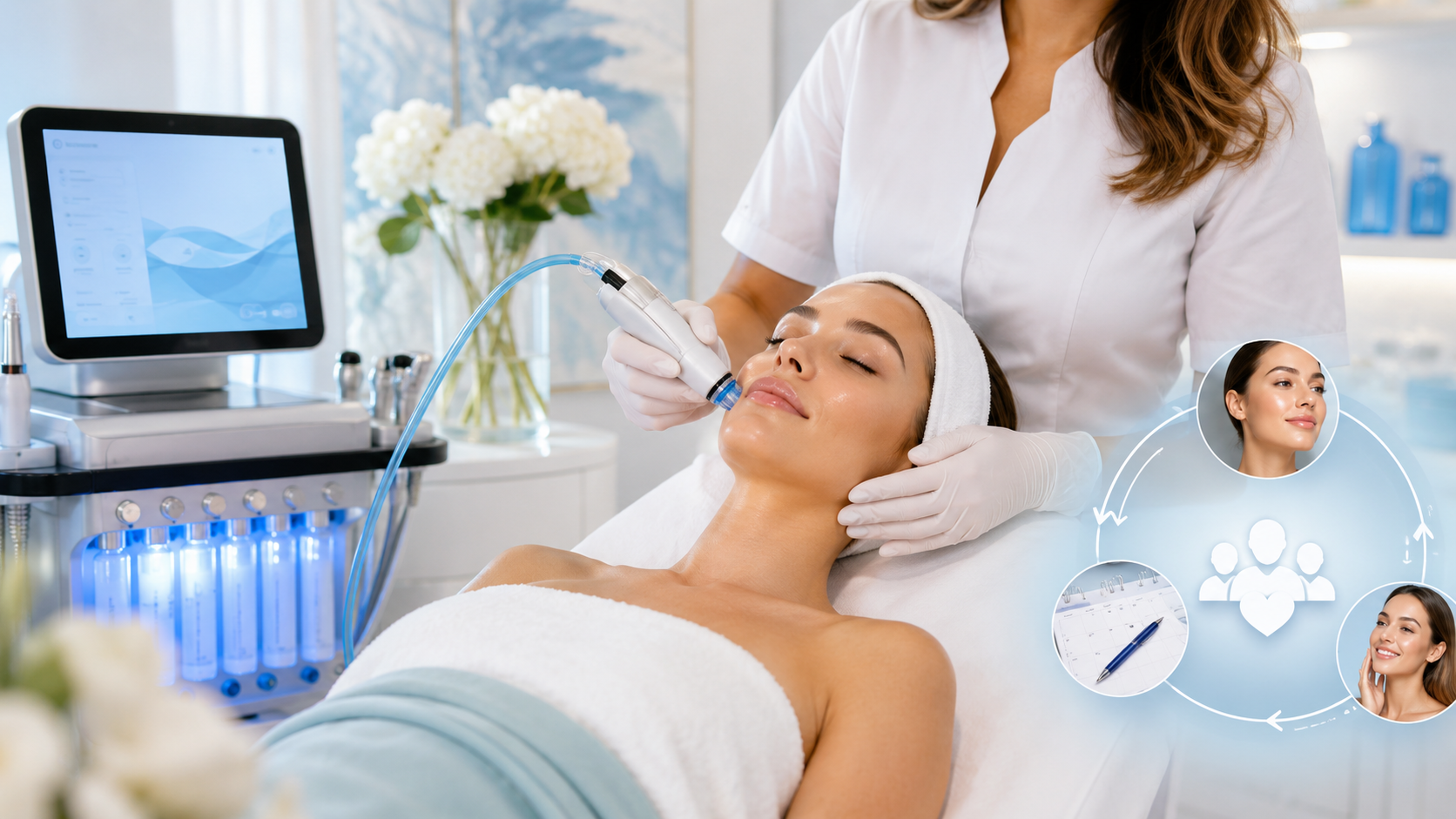 HydraFacial SEO for Med Spas: Turning Facial Searches Into Repeat Visits article preview by Vistrane